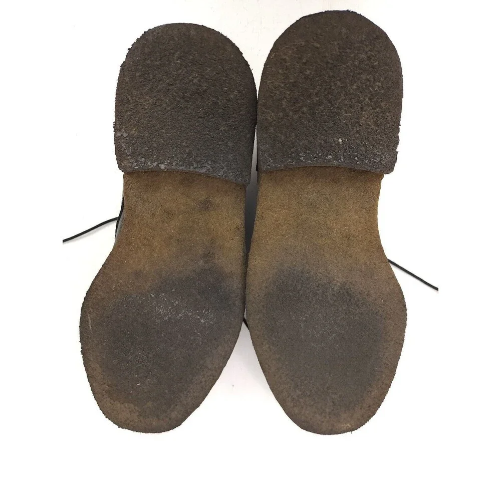 Johnston & Murphy Copeland Sheepskin Chukka - Size 9.5 M Black Crepe Boots